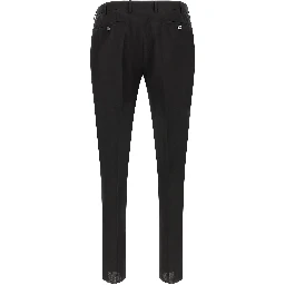 Black Wool Two-Piece Suit