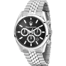 Gray Stainless Steel Dress Watch