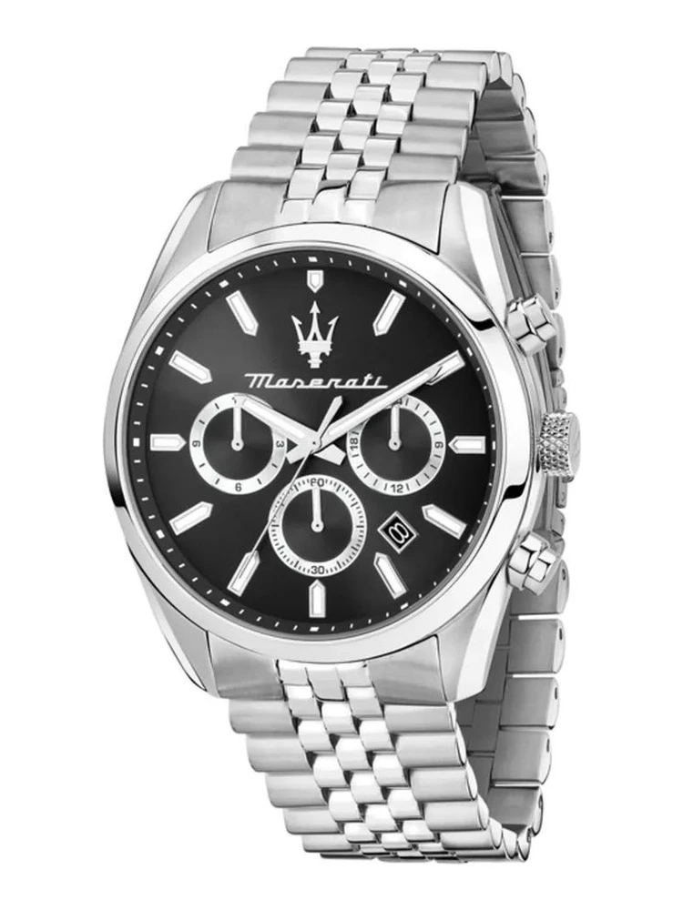 Gray Stainless Steel Dress Watch