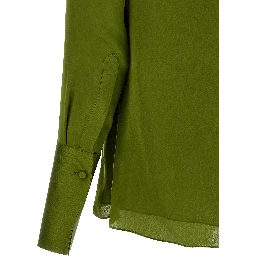 Bicolor Silk Blouse