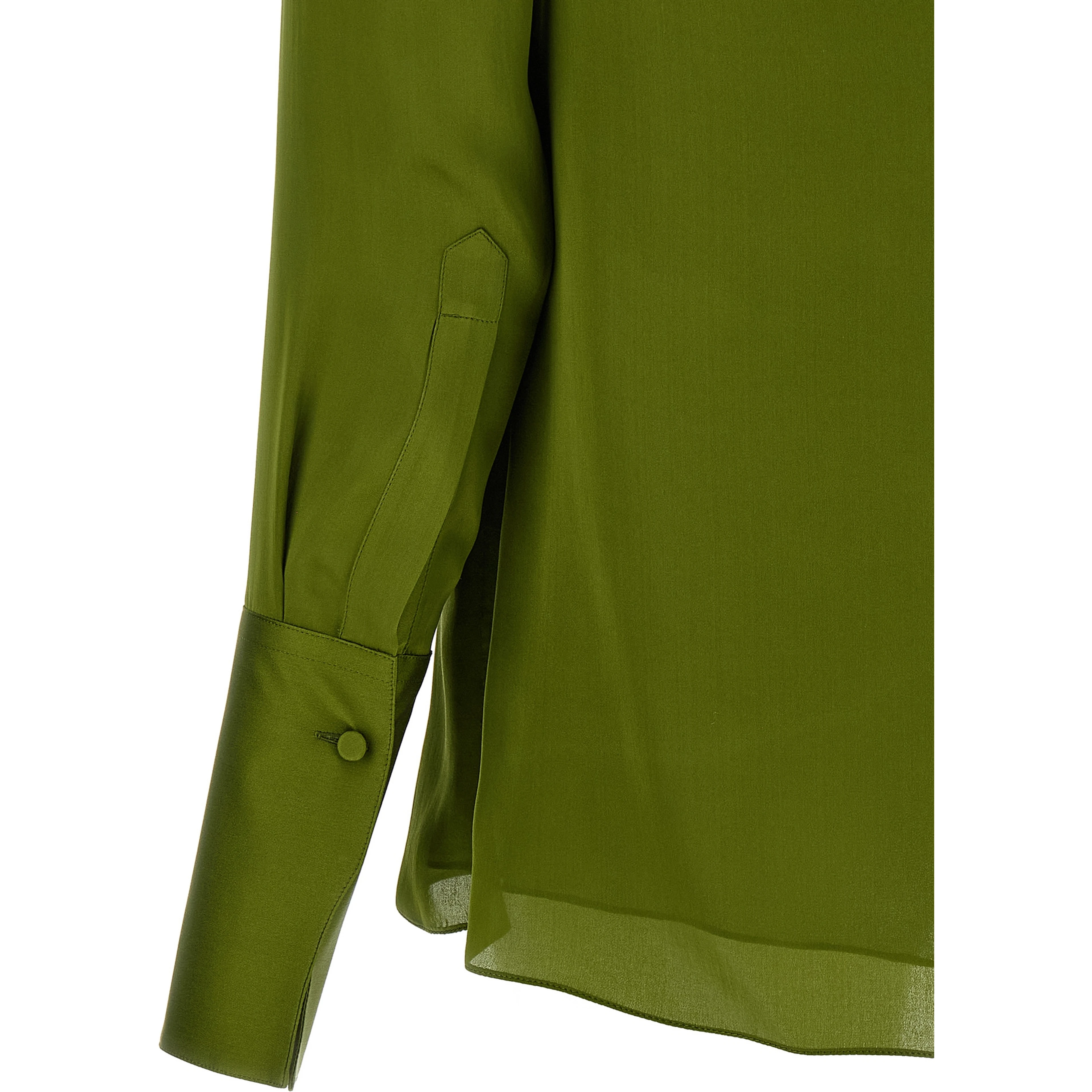 Bicolor Silk Blouse