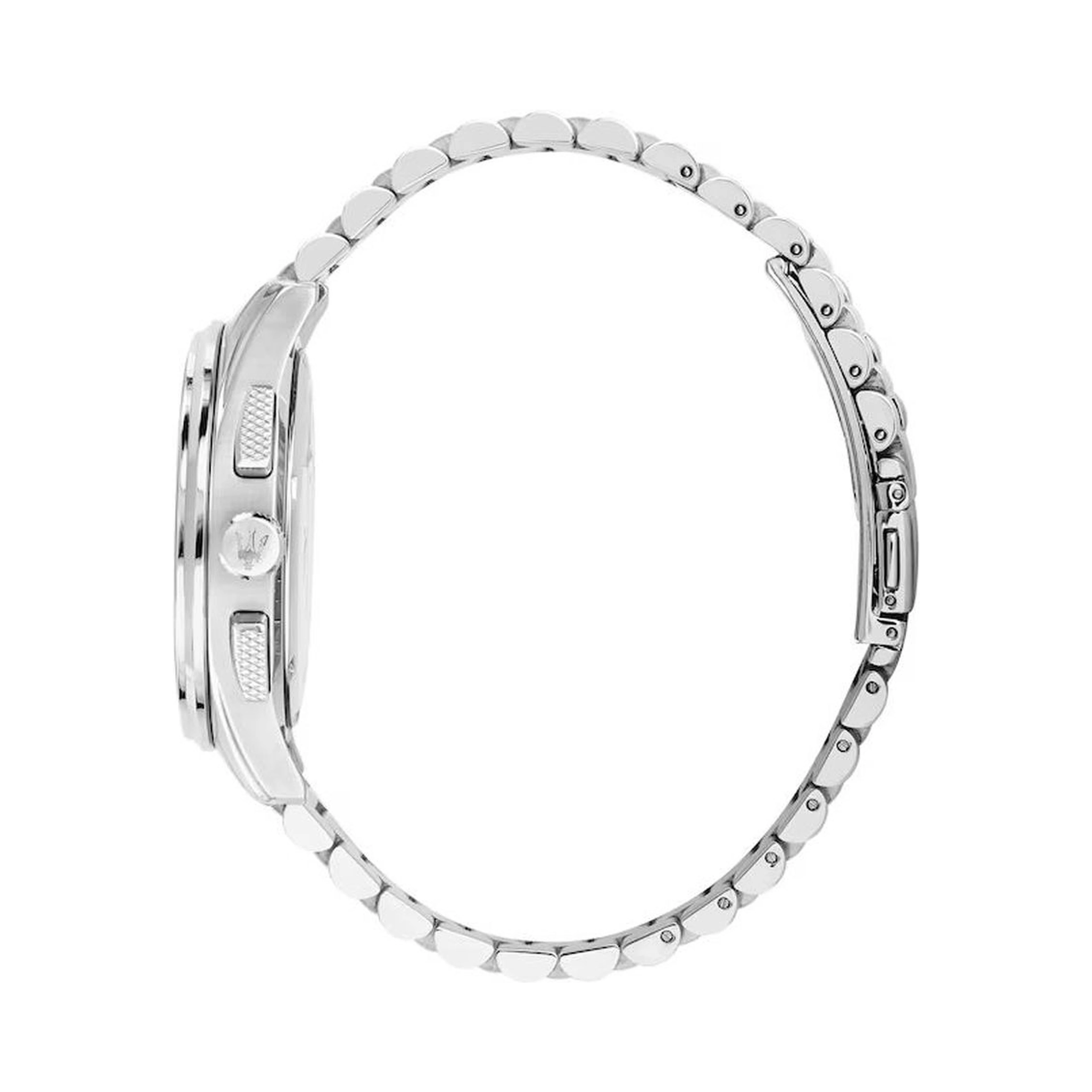 Gray Stainless Steel Dress Watch