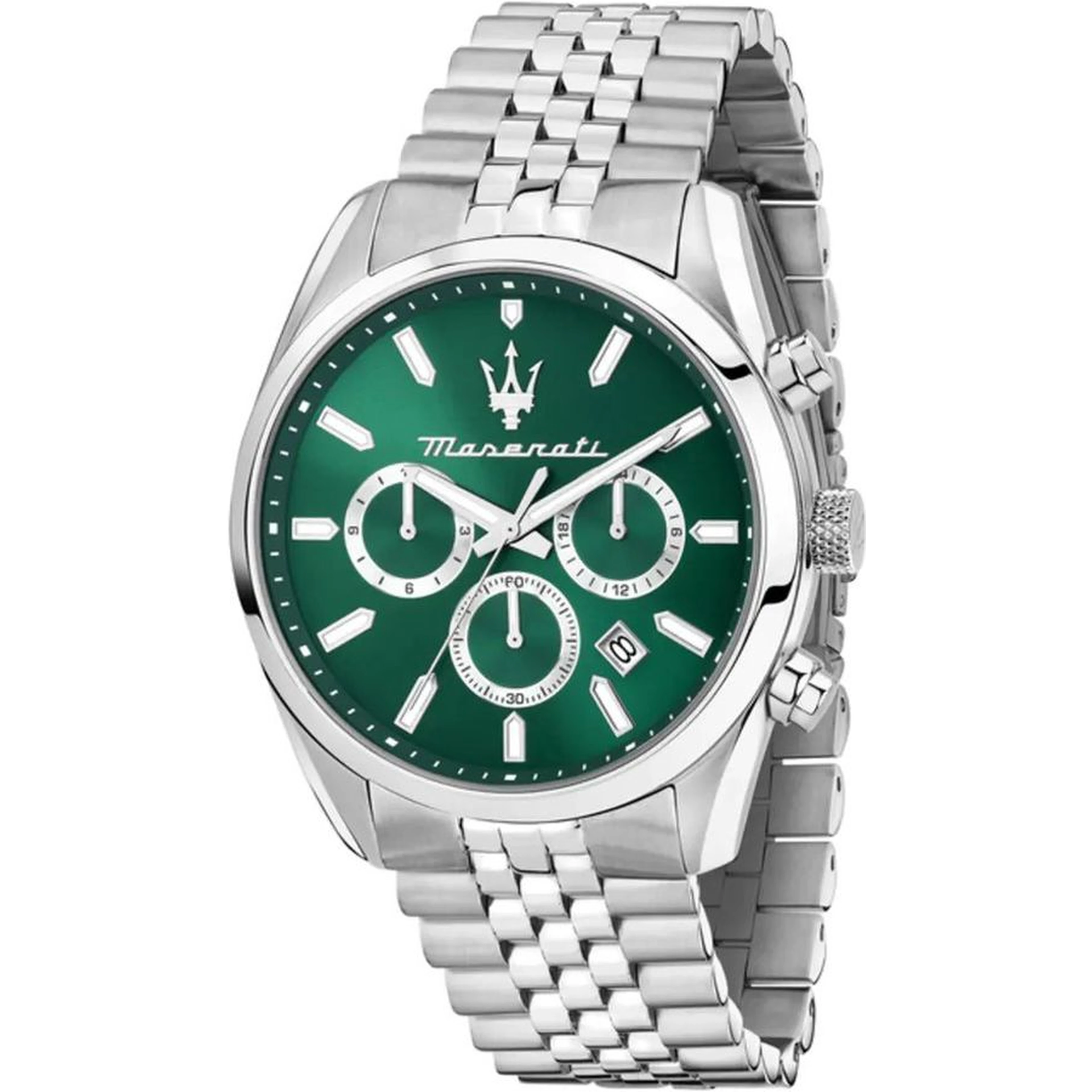 Gray Stainless Steel Dress Watch