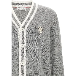 Gray Cotton Cardigan