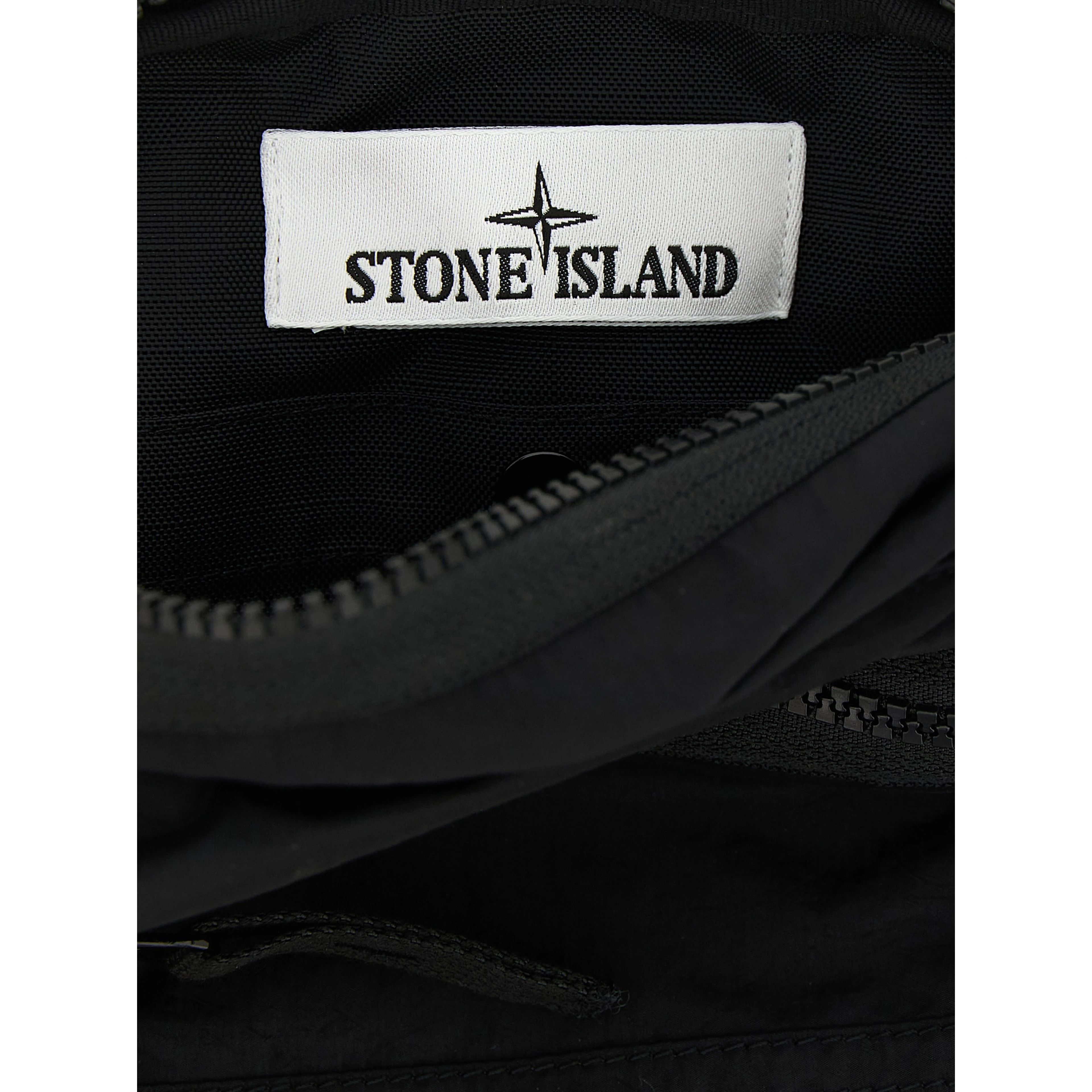 Black Polyamide Crossbody Bag