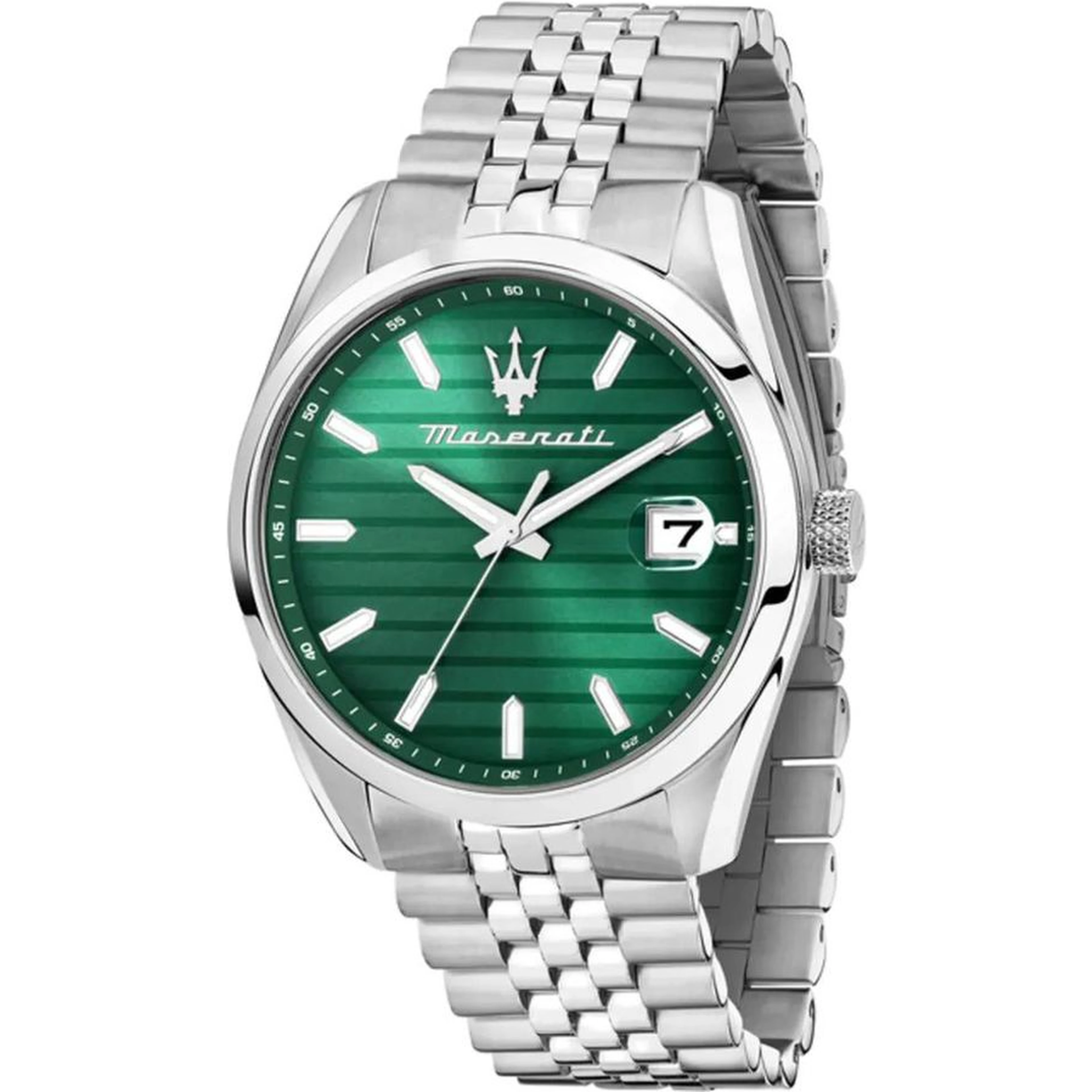Gray Stainless Steel Dress Watch