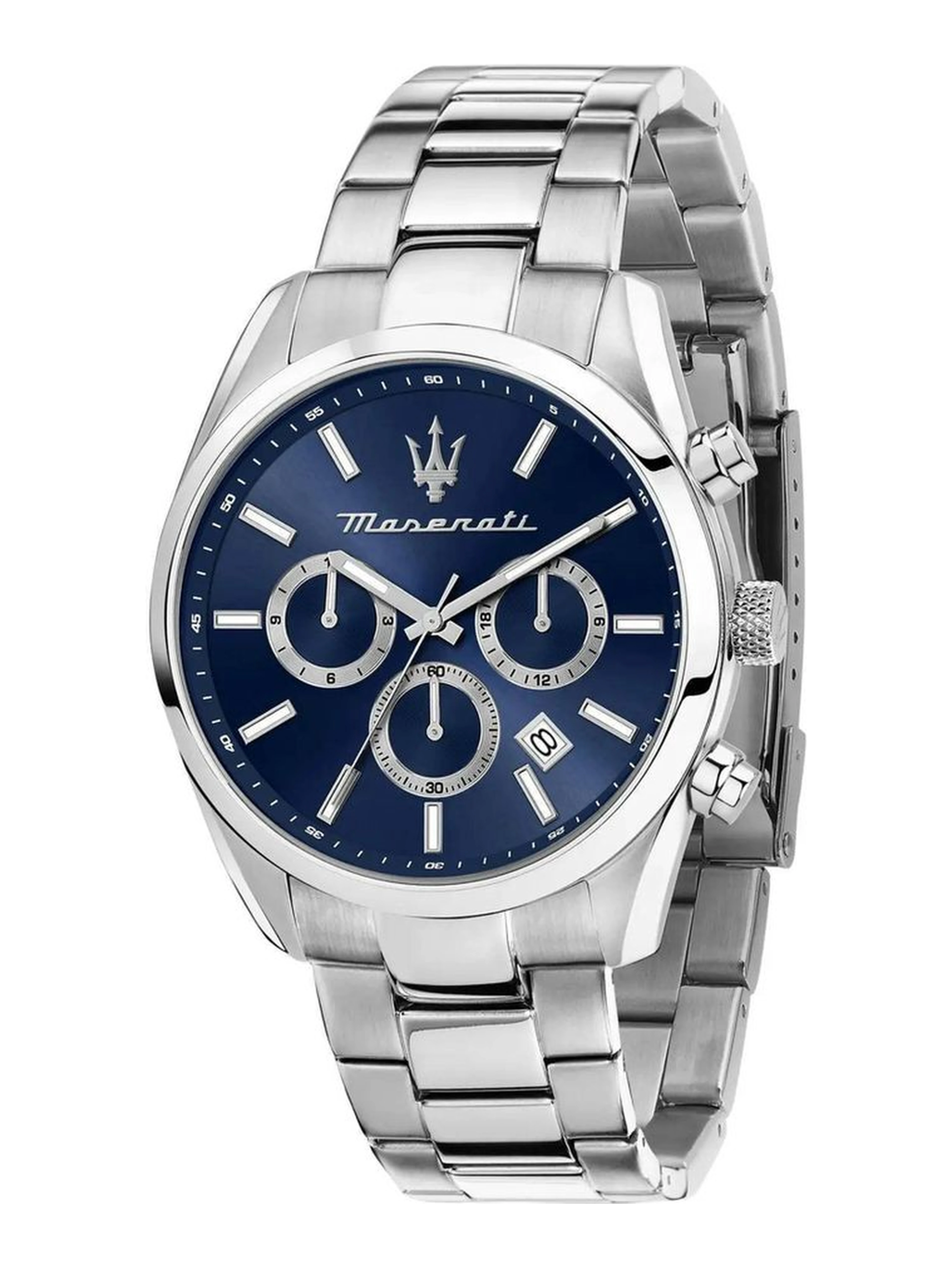 Gray Stainless Steel Bracelet Watch