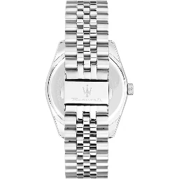 Gray Stainless Steel Dress Watch