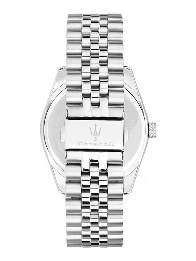 Gray Stainless Steel Dress Watch