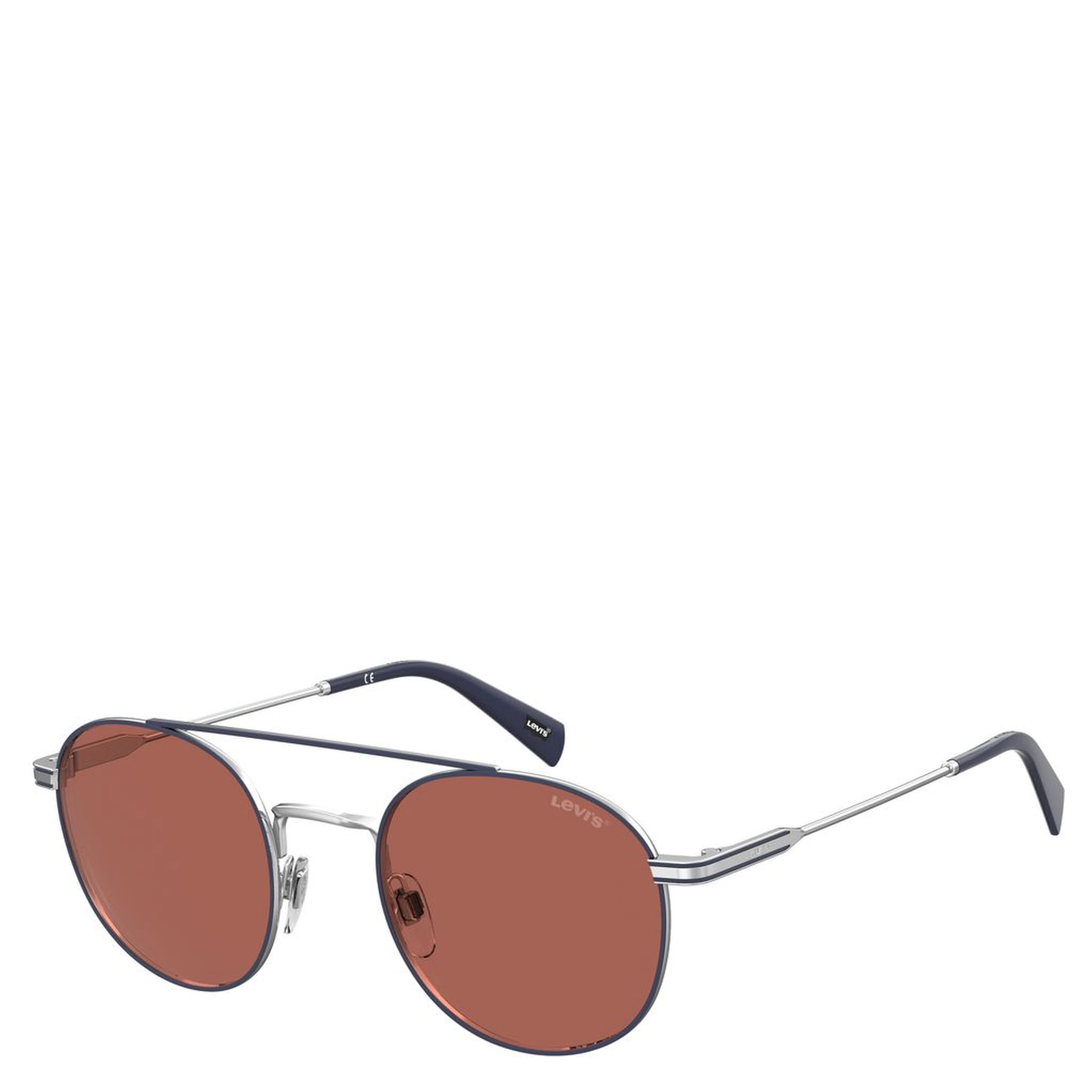 Gray Stainless Steel Sunglasses
