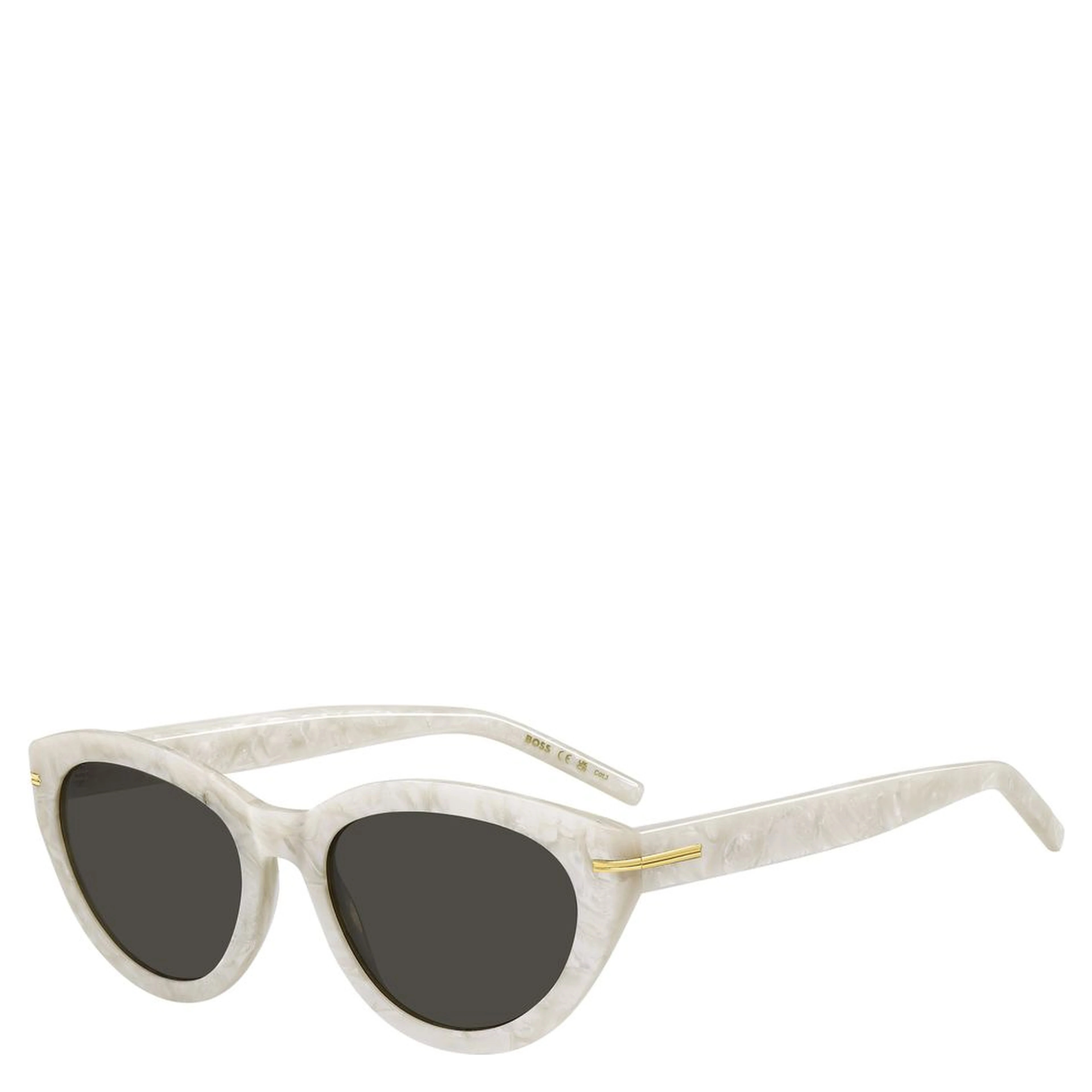 Beige Acetate Sunglasses