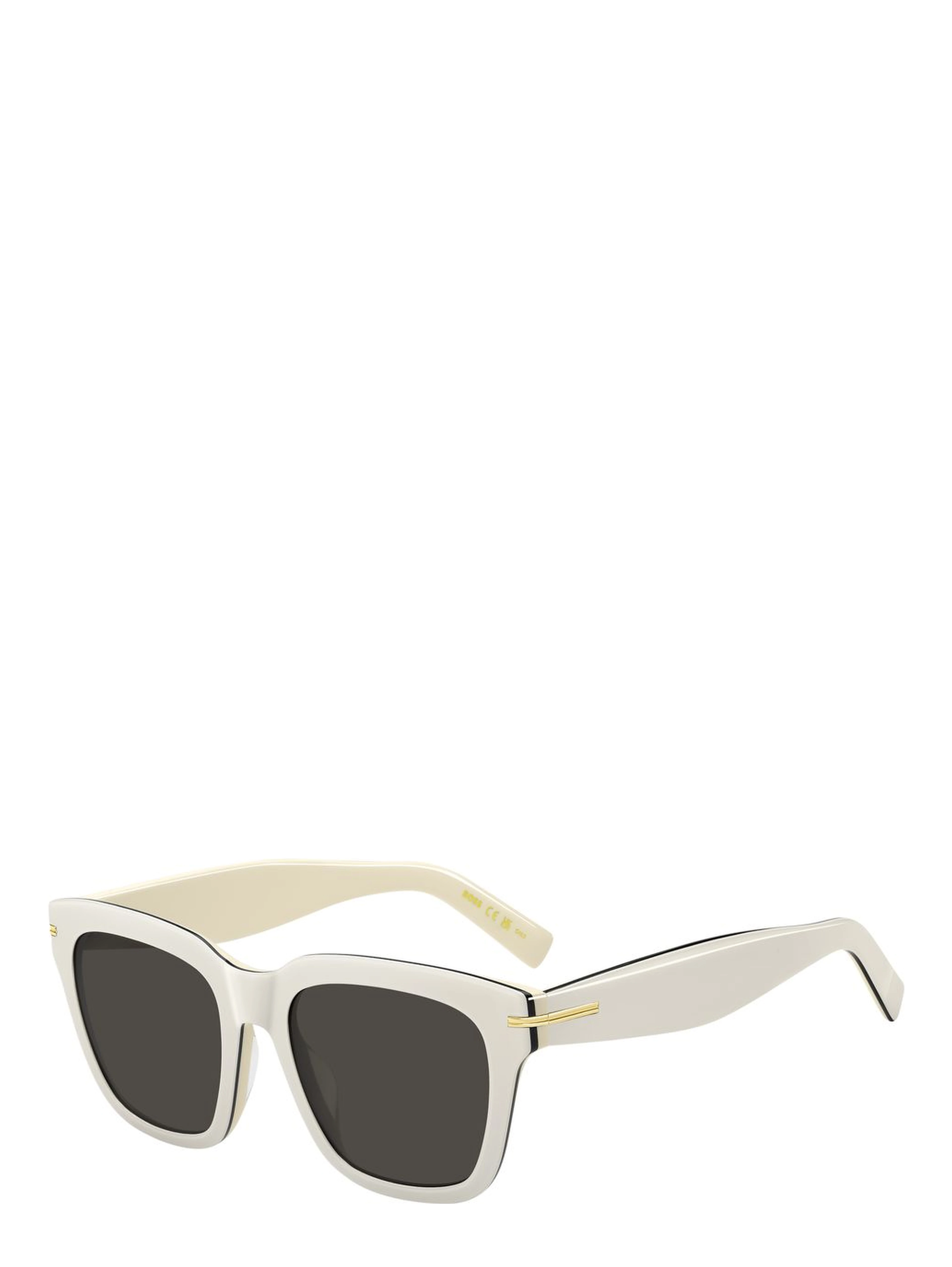 Beige Acetate Sunglasses