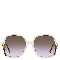 Beige Acetate Sunglasses