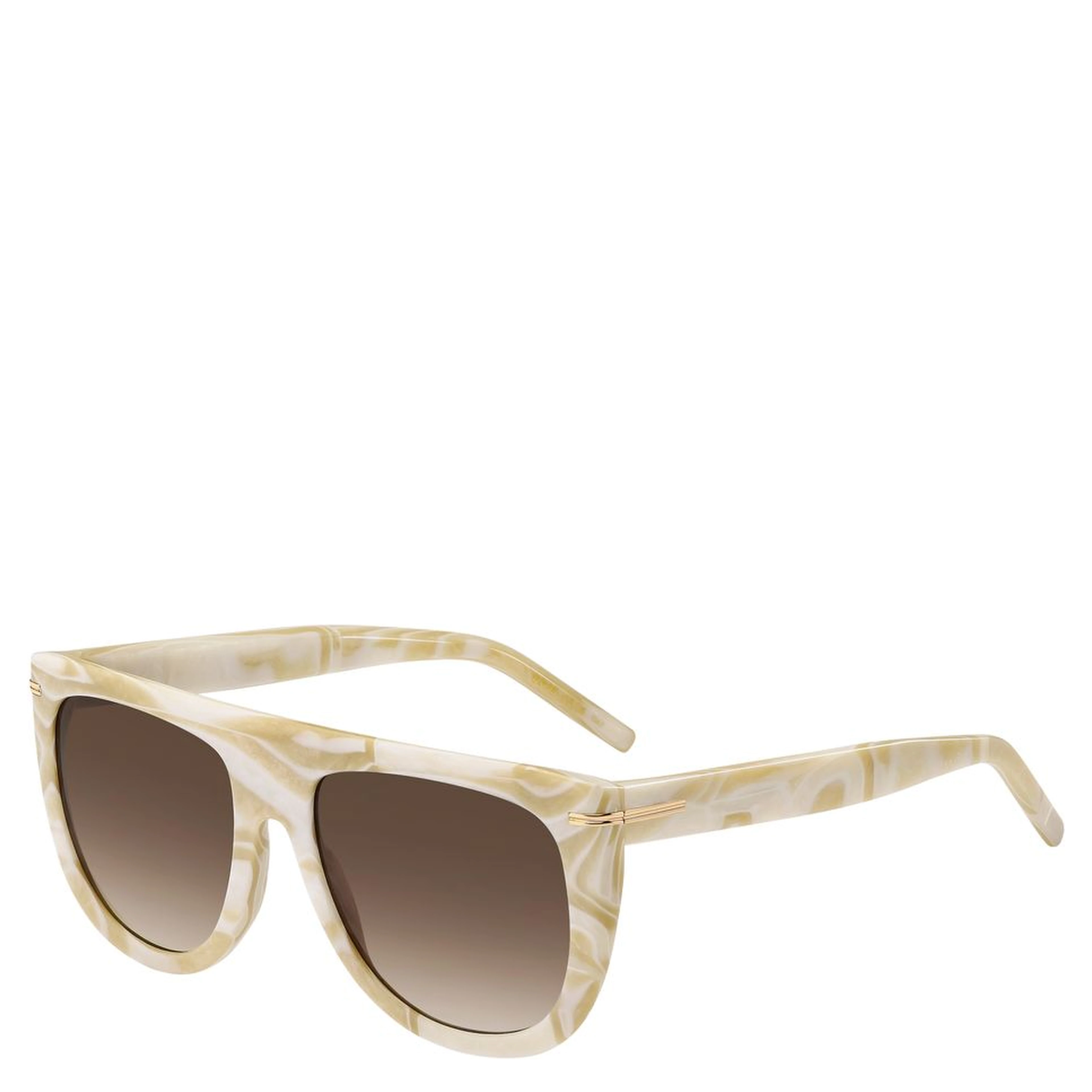 Beige Acetate Sunglasses
