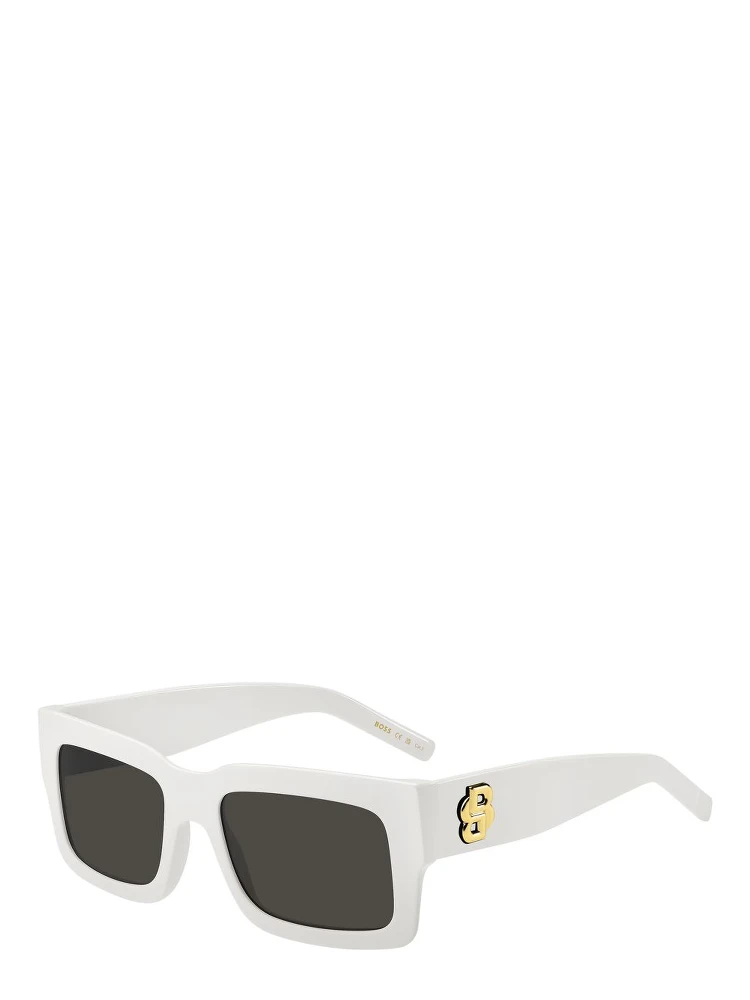 White Acetate Sunglasses
