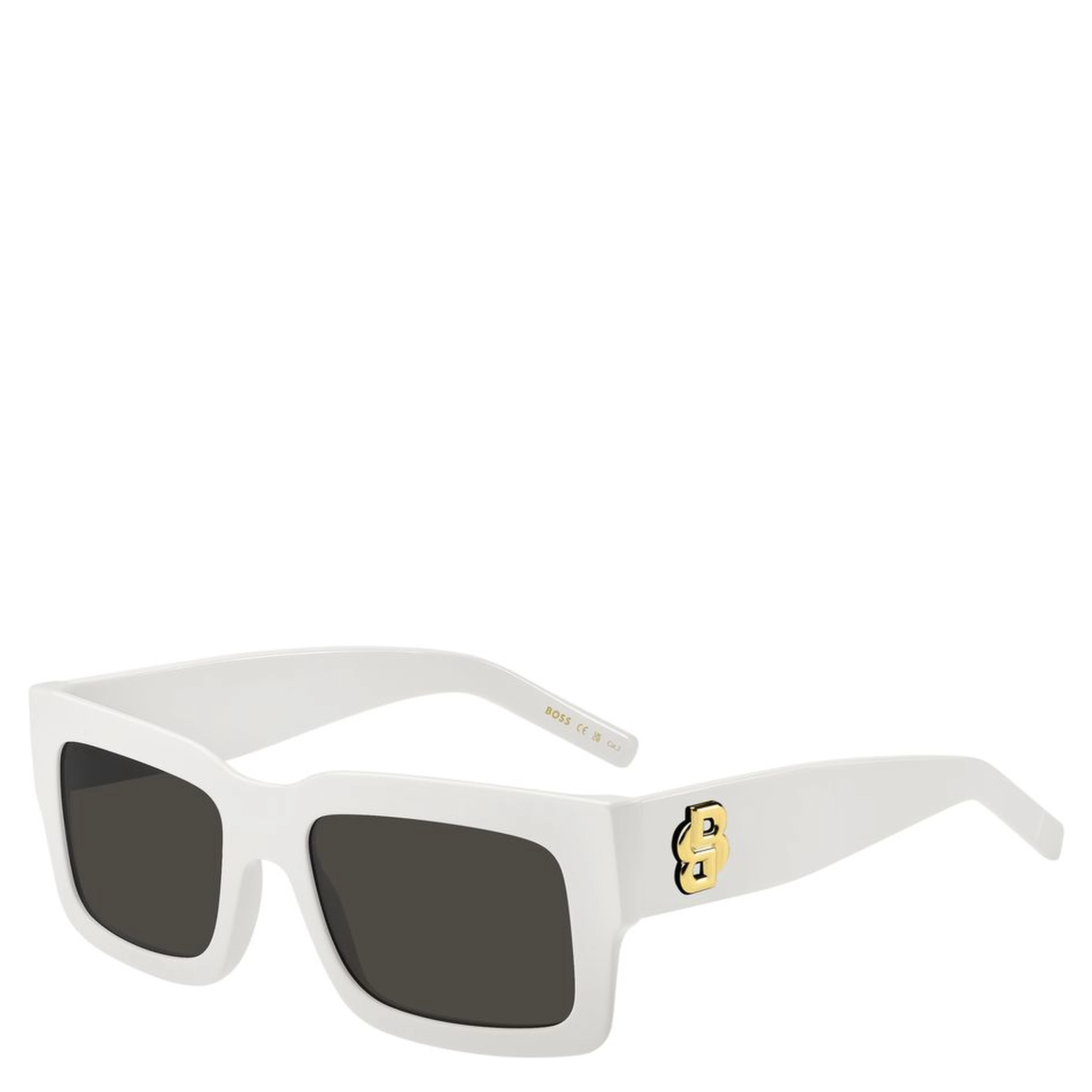 White Acetate Sunglasses