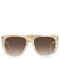 Beige Acetate Sunglasses