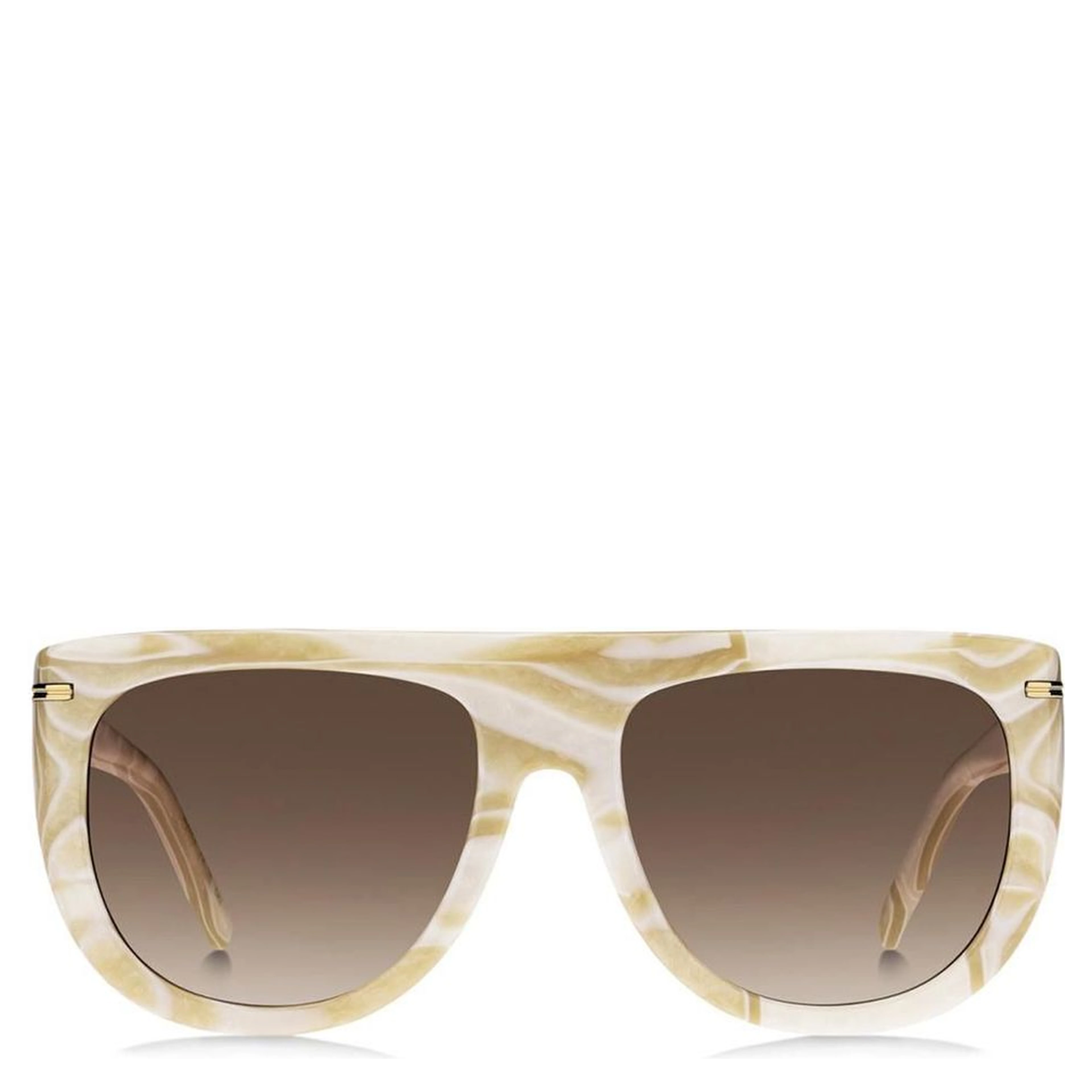 Beige Acetate Sunglasses