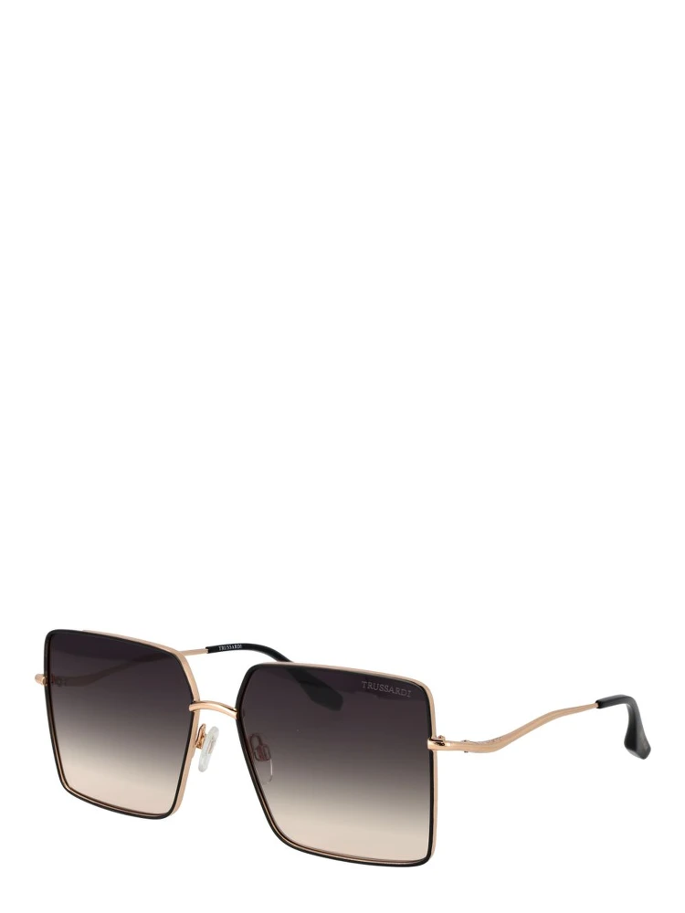 Black Stainless Steel Sunglasses