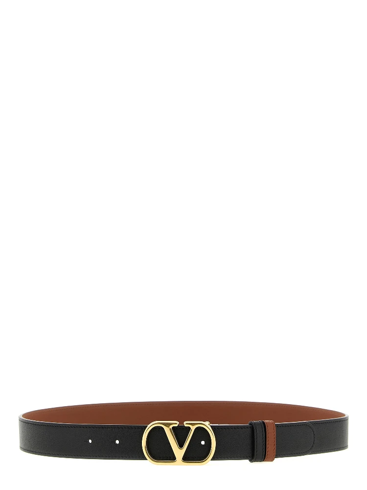 Black Calfskin Regular Belt