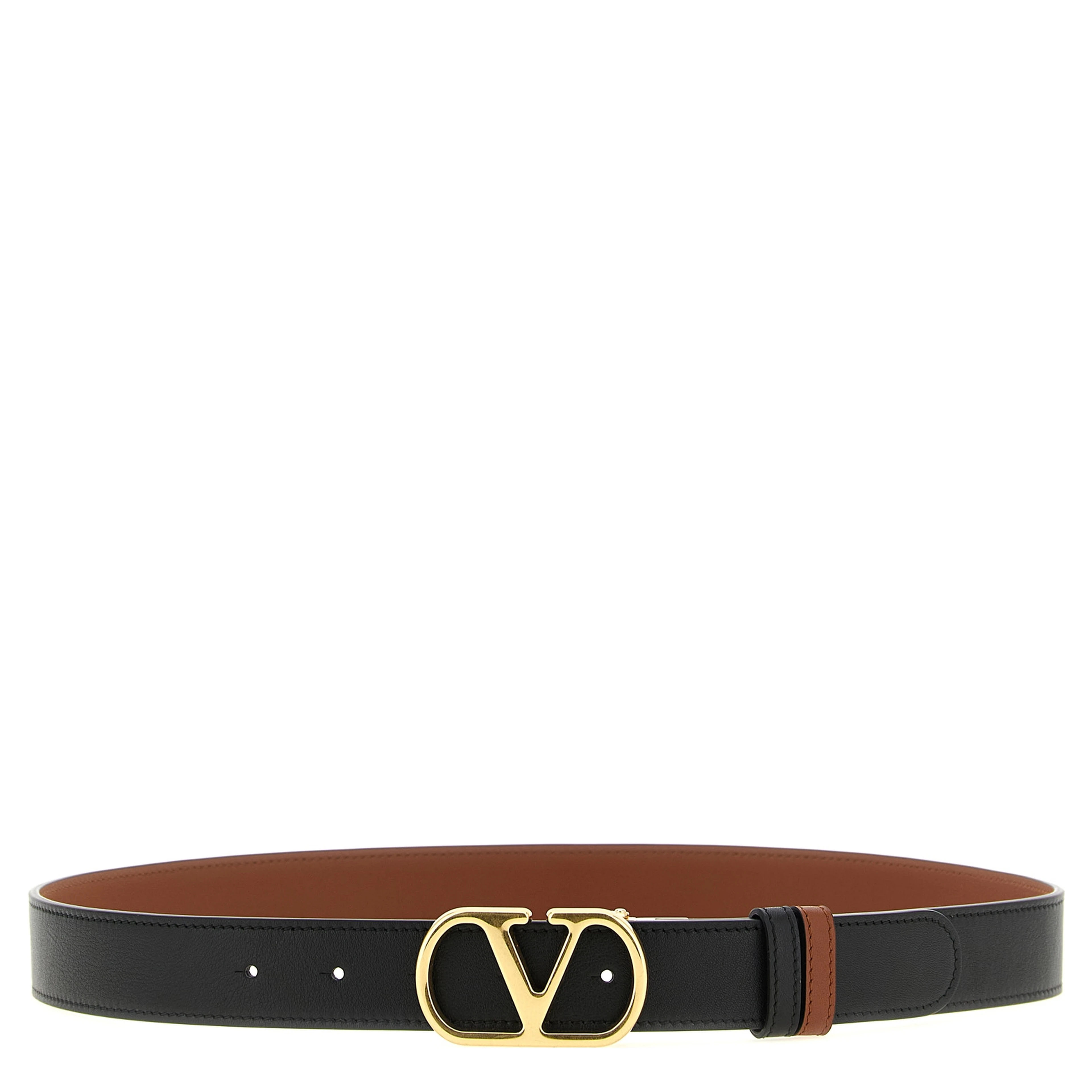 Black Calfskin Regular Belt