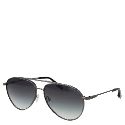 Gray Stainless Steel Sunglasses