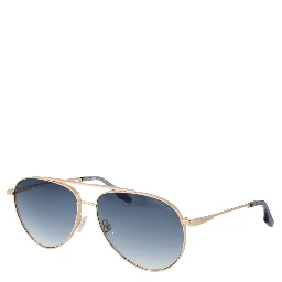 Gold Stainless Steel Sunglasses