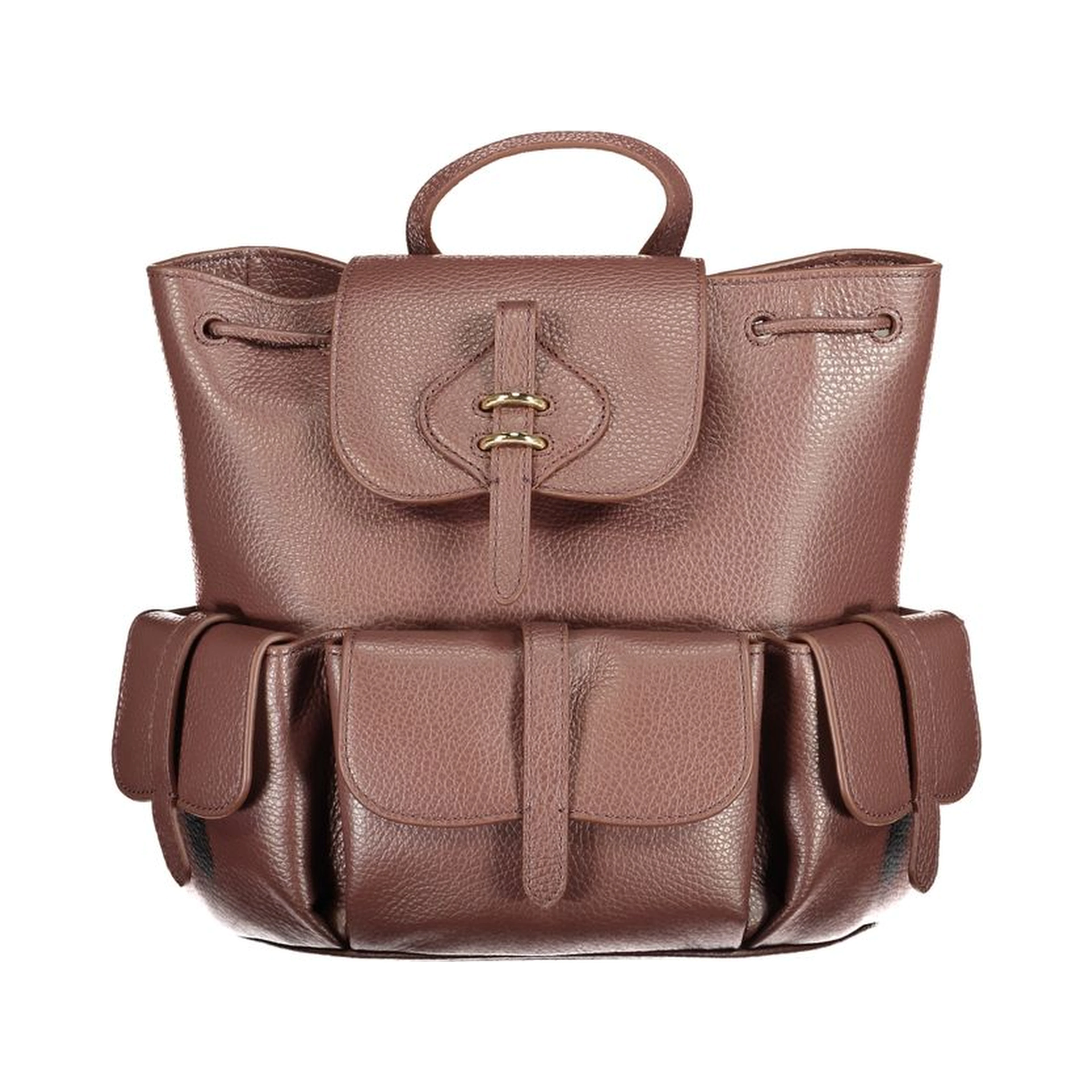 Brown Leather Backpack