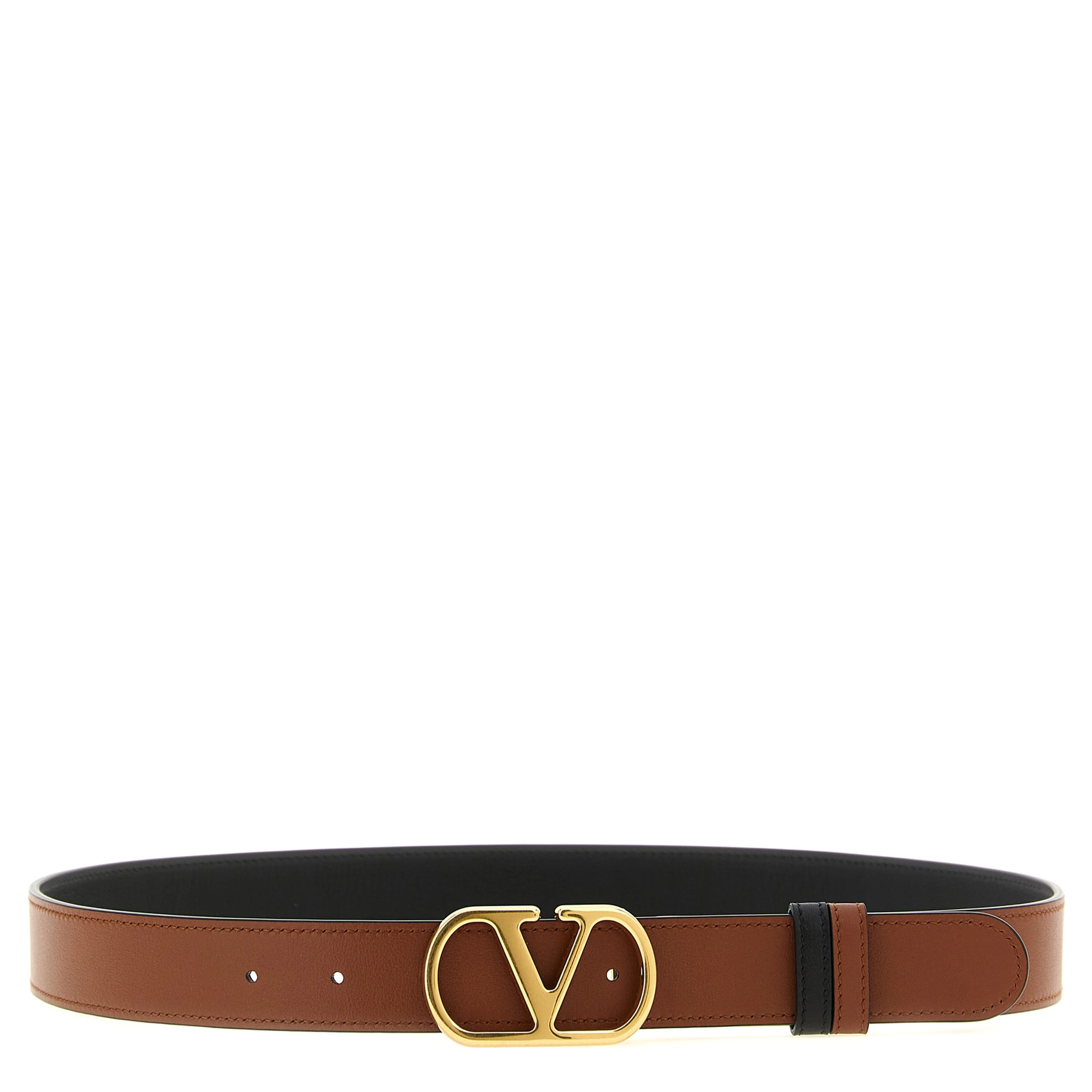 Black Calfskin Regular Belt