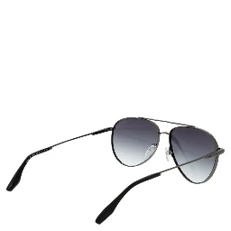 Gray Stainless Steel Sunglasses