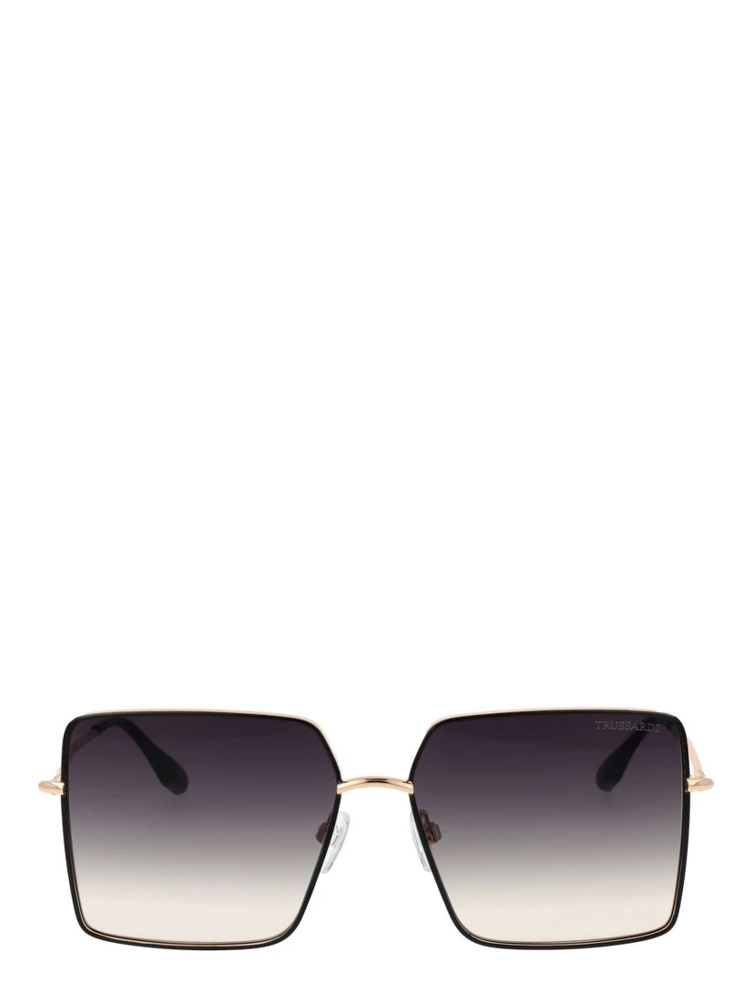Black Stainless Steel Sunglasses