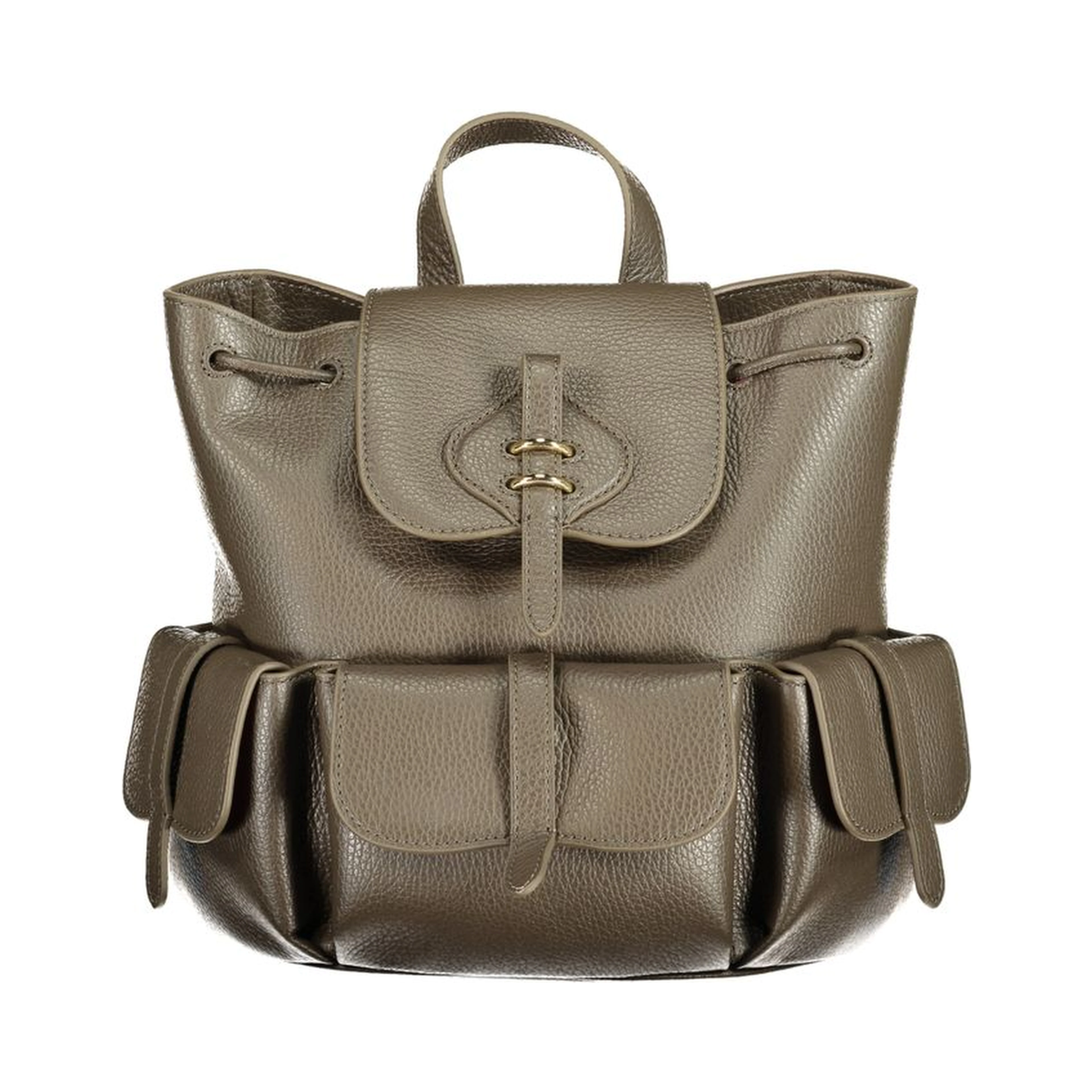 Brown Leather Backpack