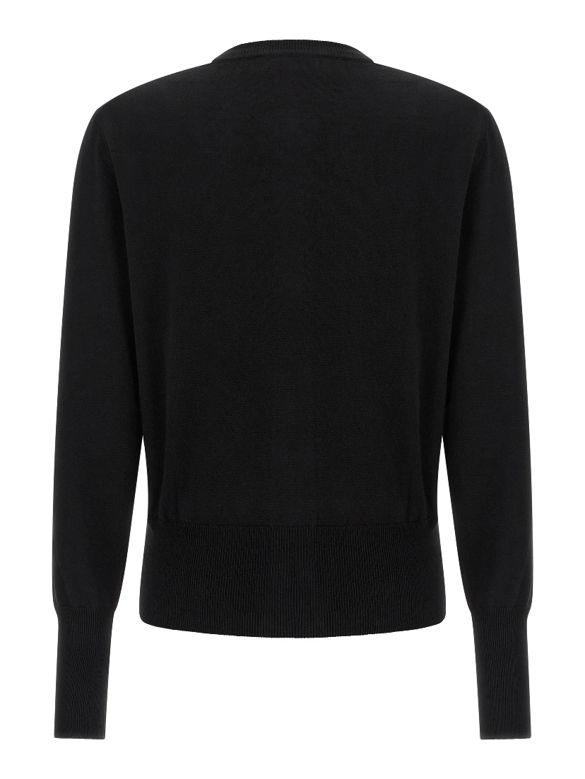Black Cotton Cardigan