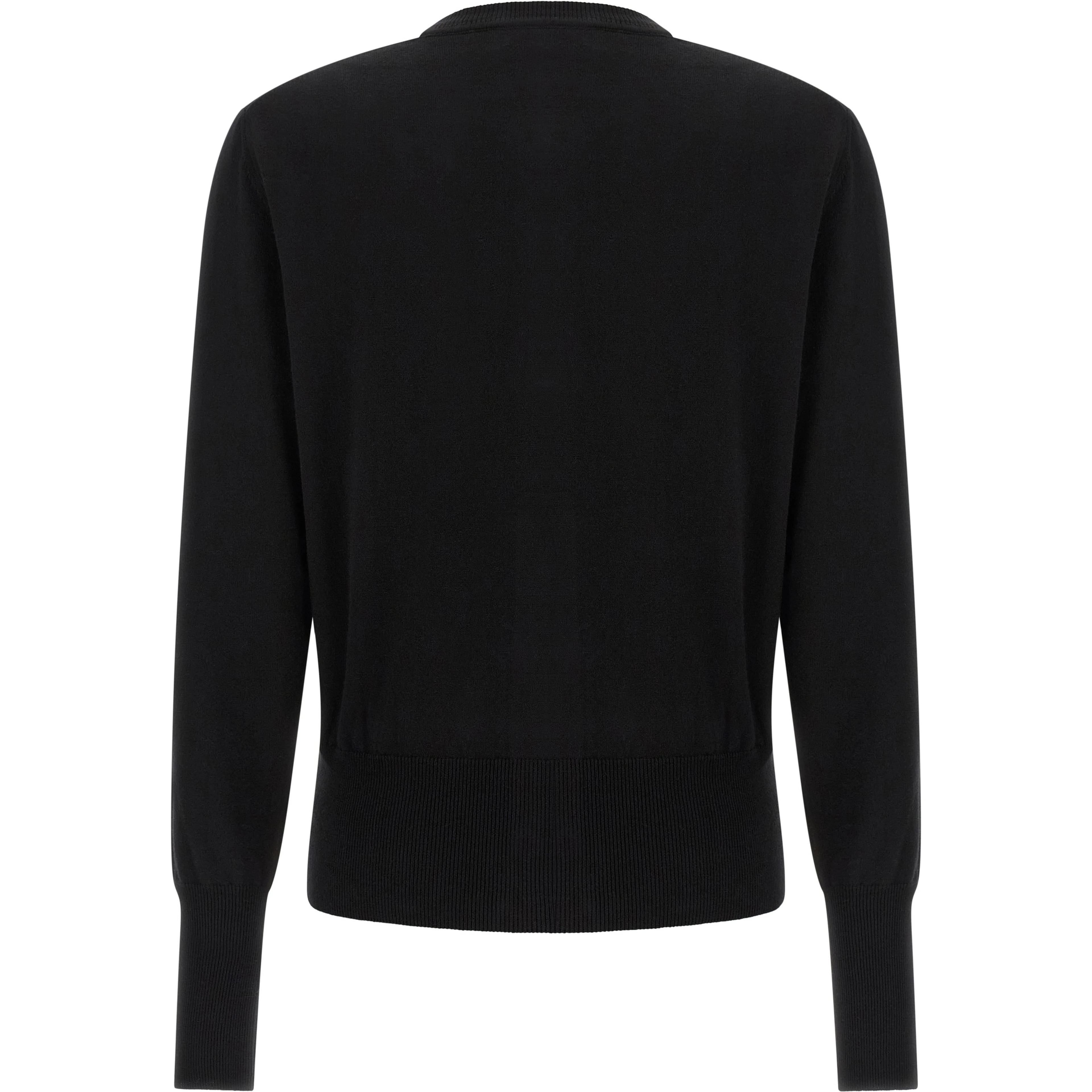 Black Cotton Cardigan