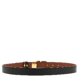 Black Calfskin Regular Belt
