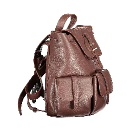 Brown Leather Backpack