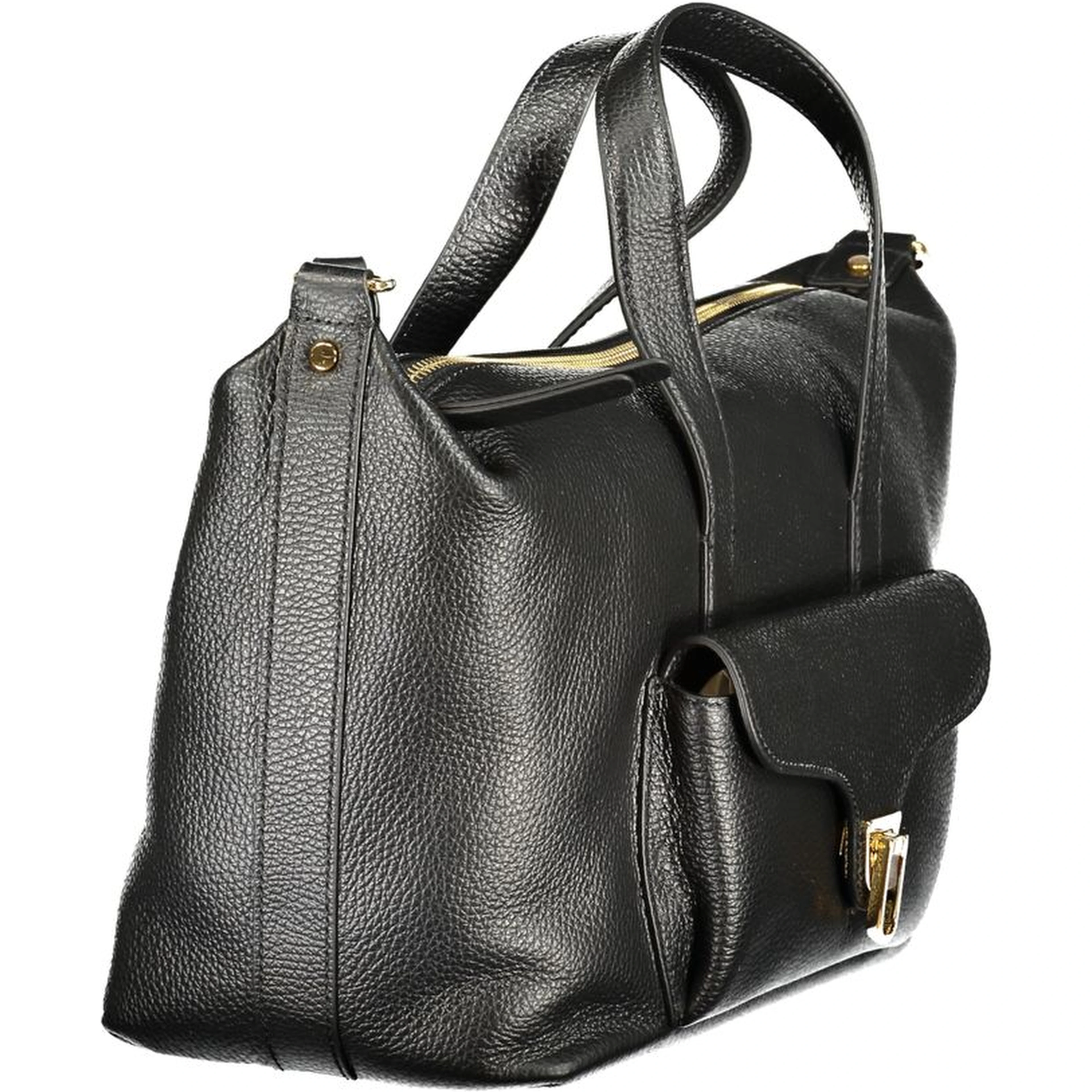 Black Leather Handbag