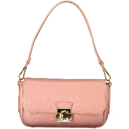 Pink Leather Handbag