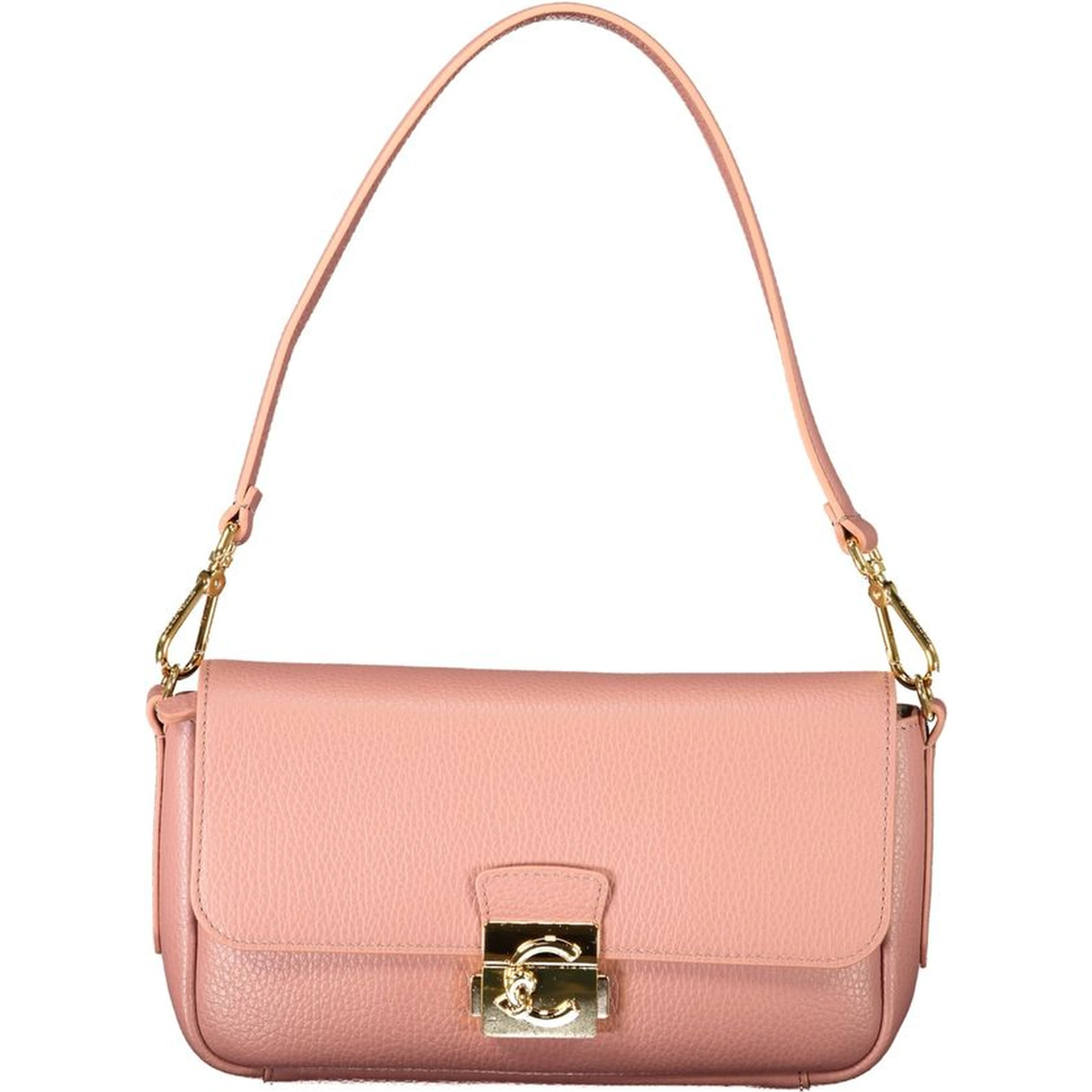 Pink Leather Handbag