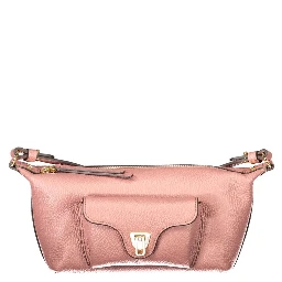 Pink Leather Handbag