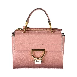 Pink Leather Handbag