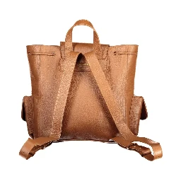 Brown Leather Backpack