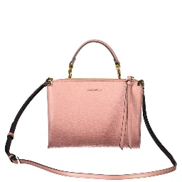 Pink Leather Handbag
