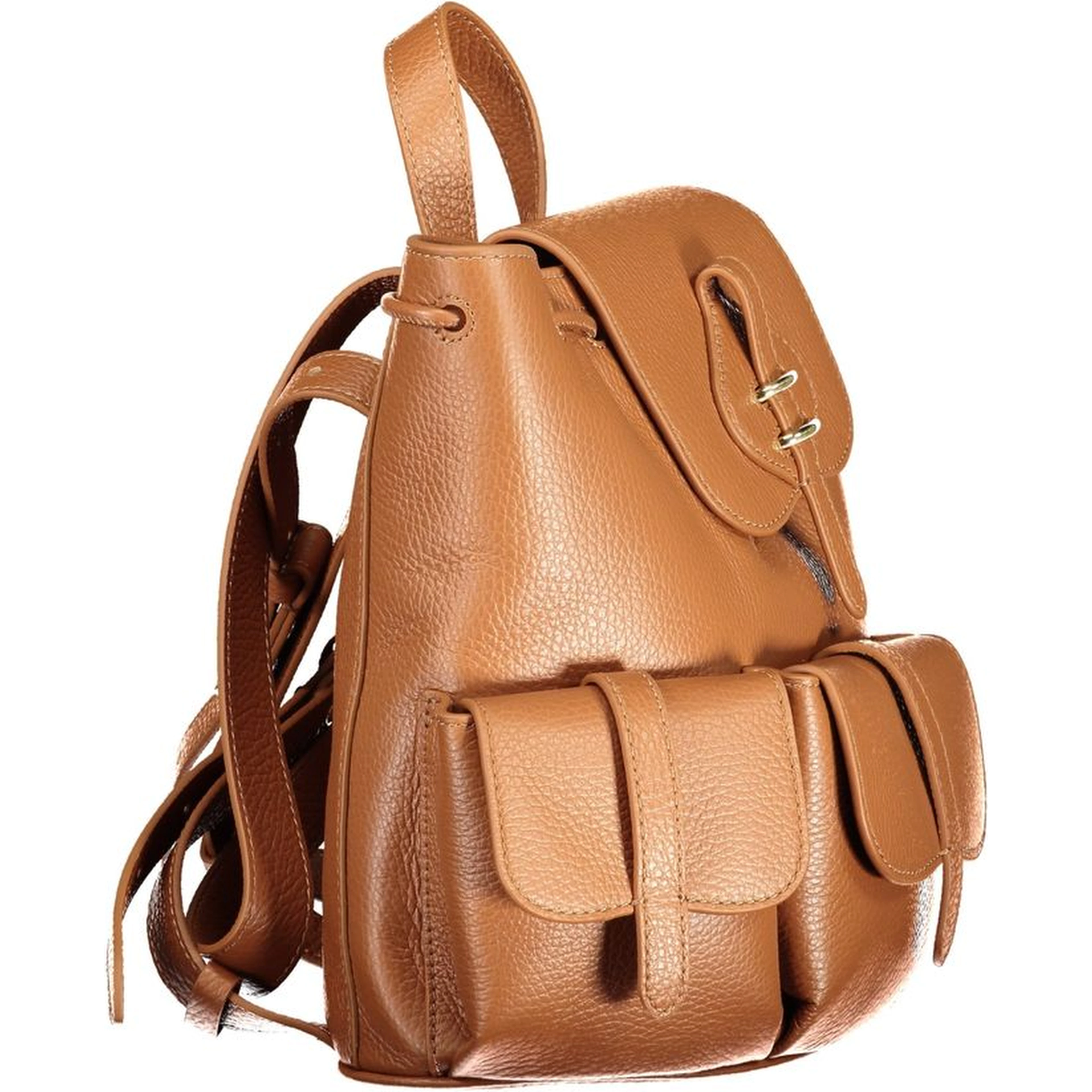 Brown Leather Backpack