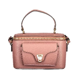 Pink Leather Handbag
