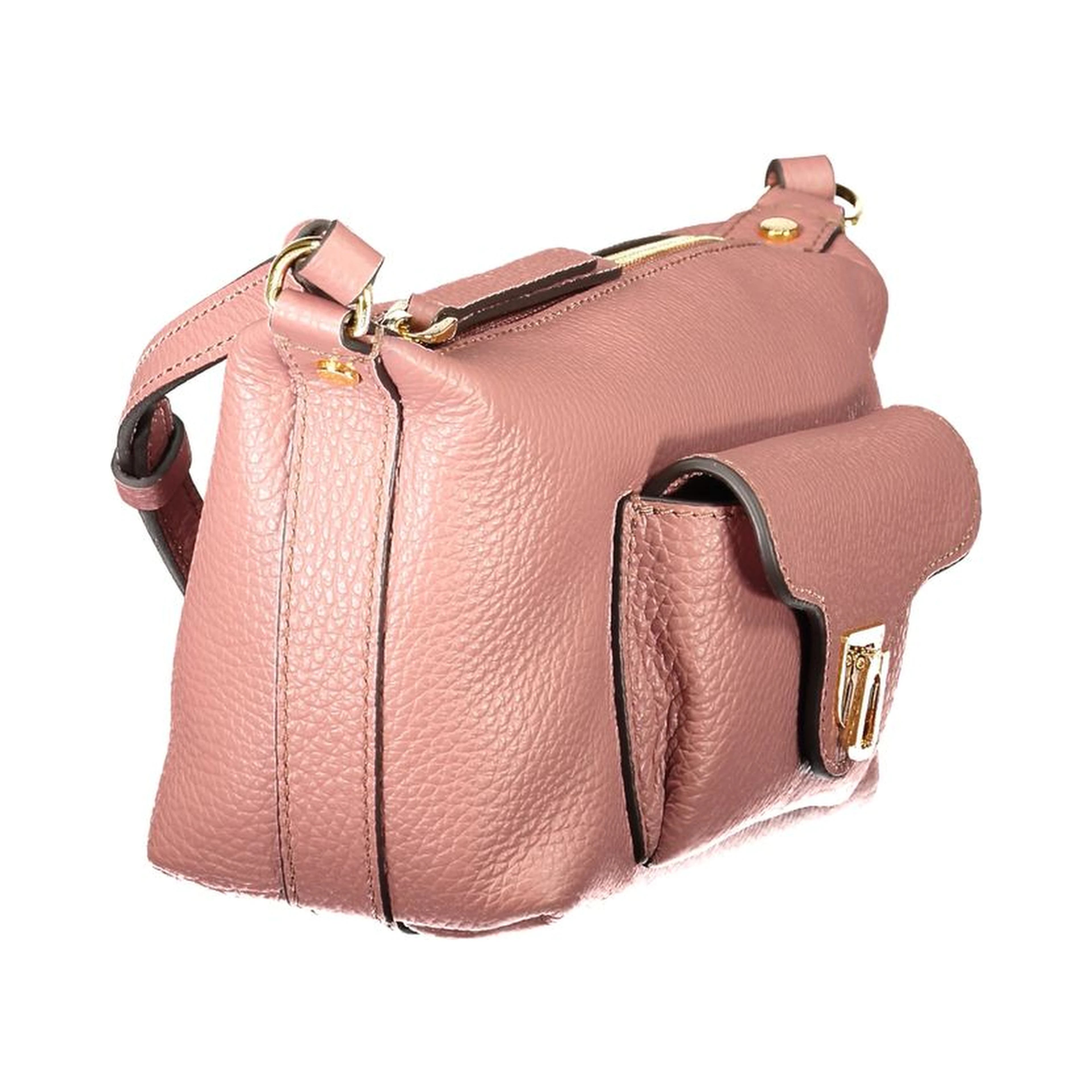 Pink Leather Handbag