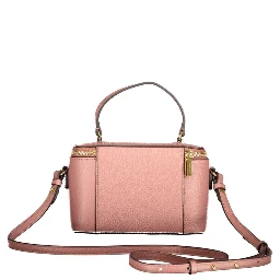 Pink Leather Handbag