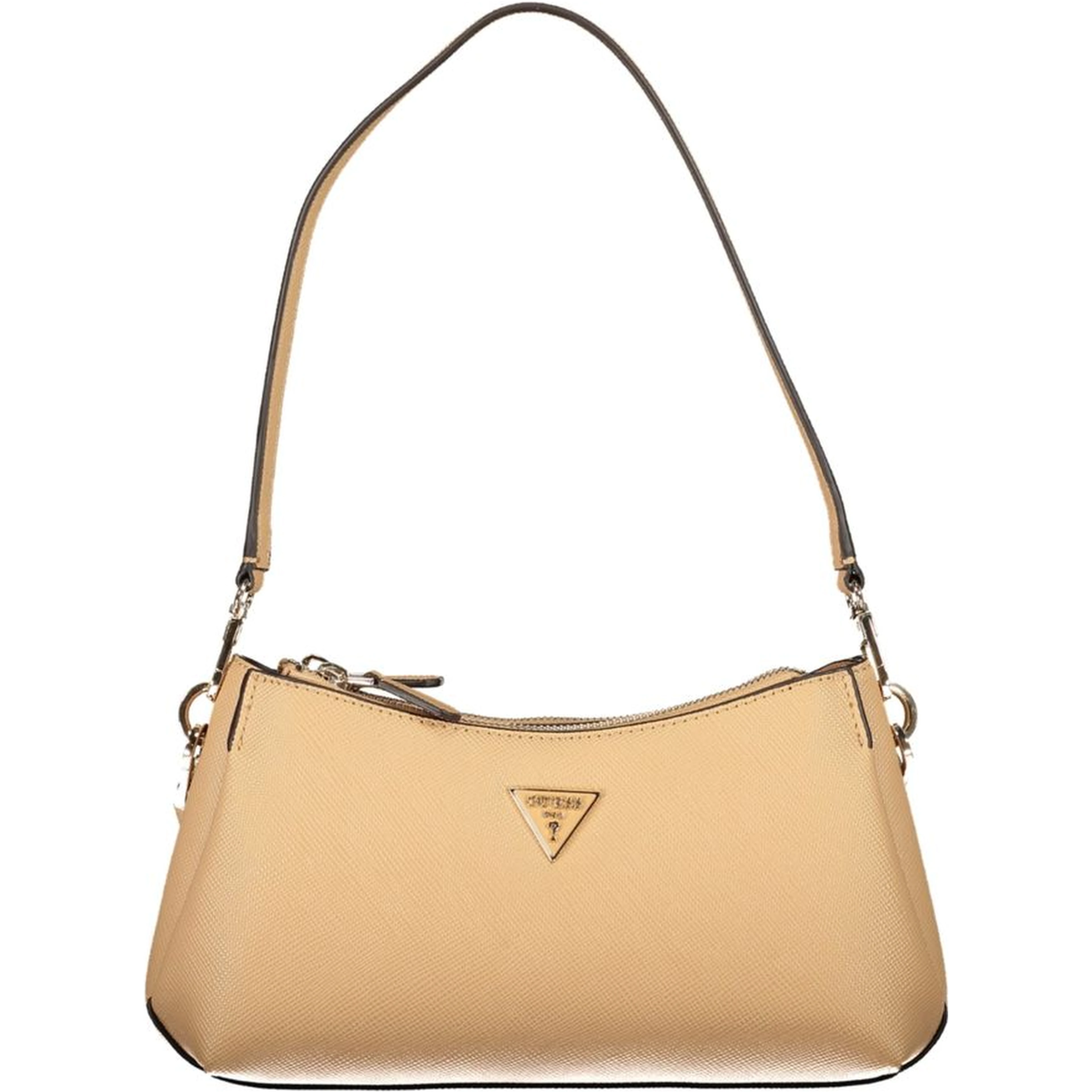 Beige Polyethylene Handbag