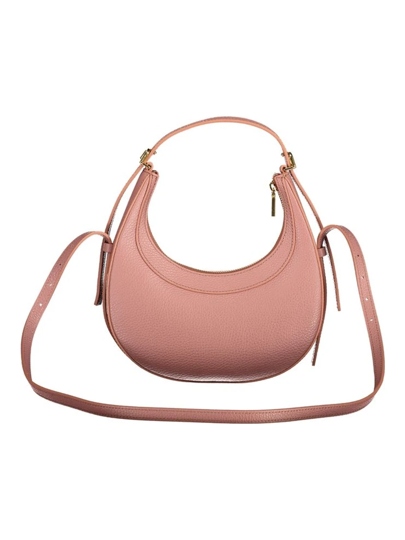 Pink Leather Handbag