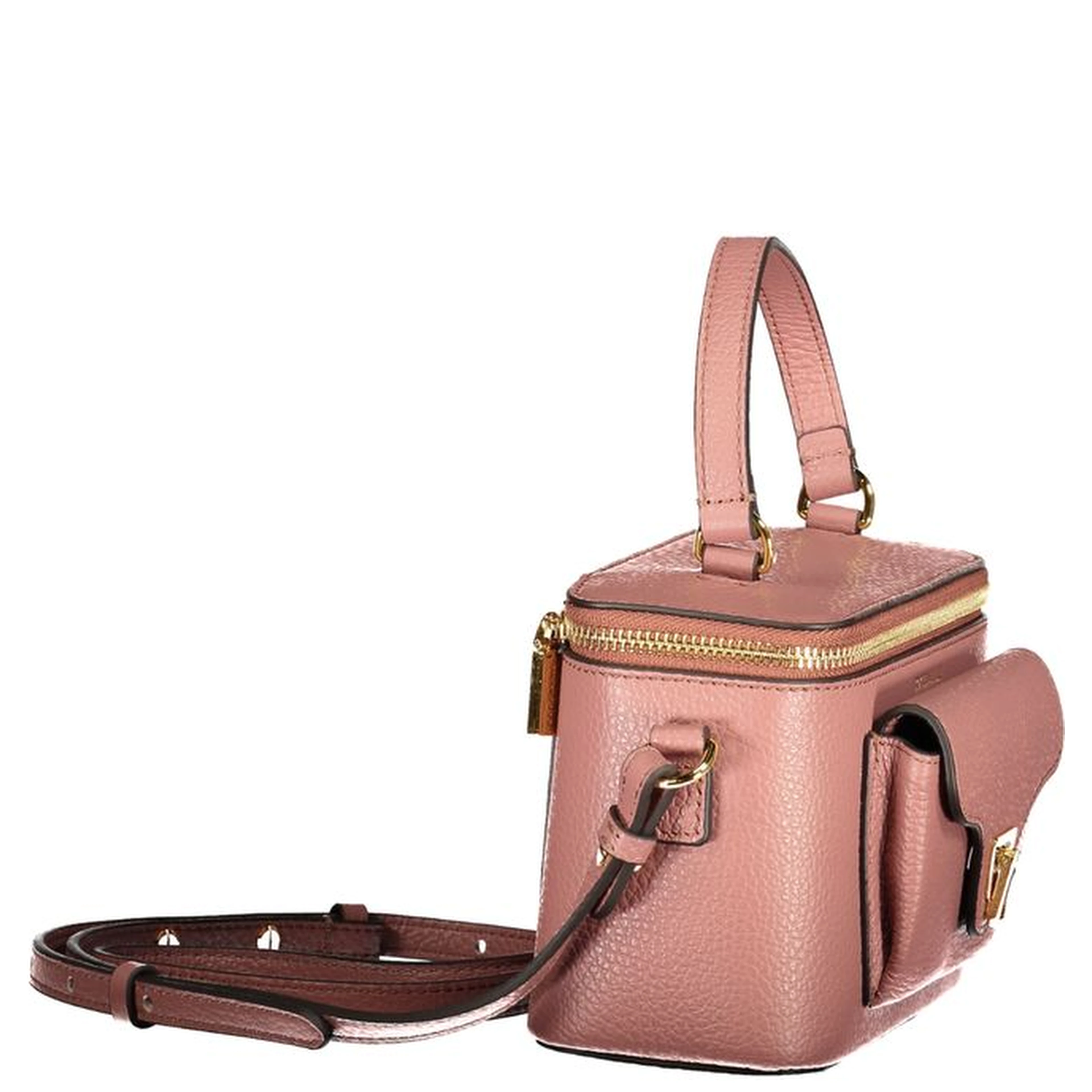 Pink Leather Handbag